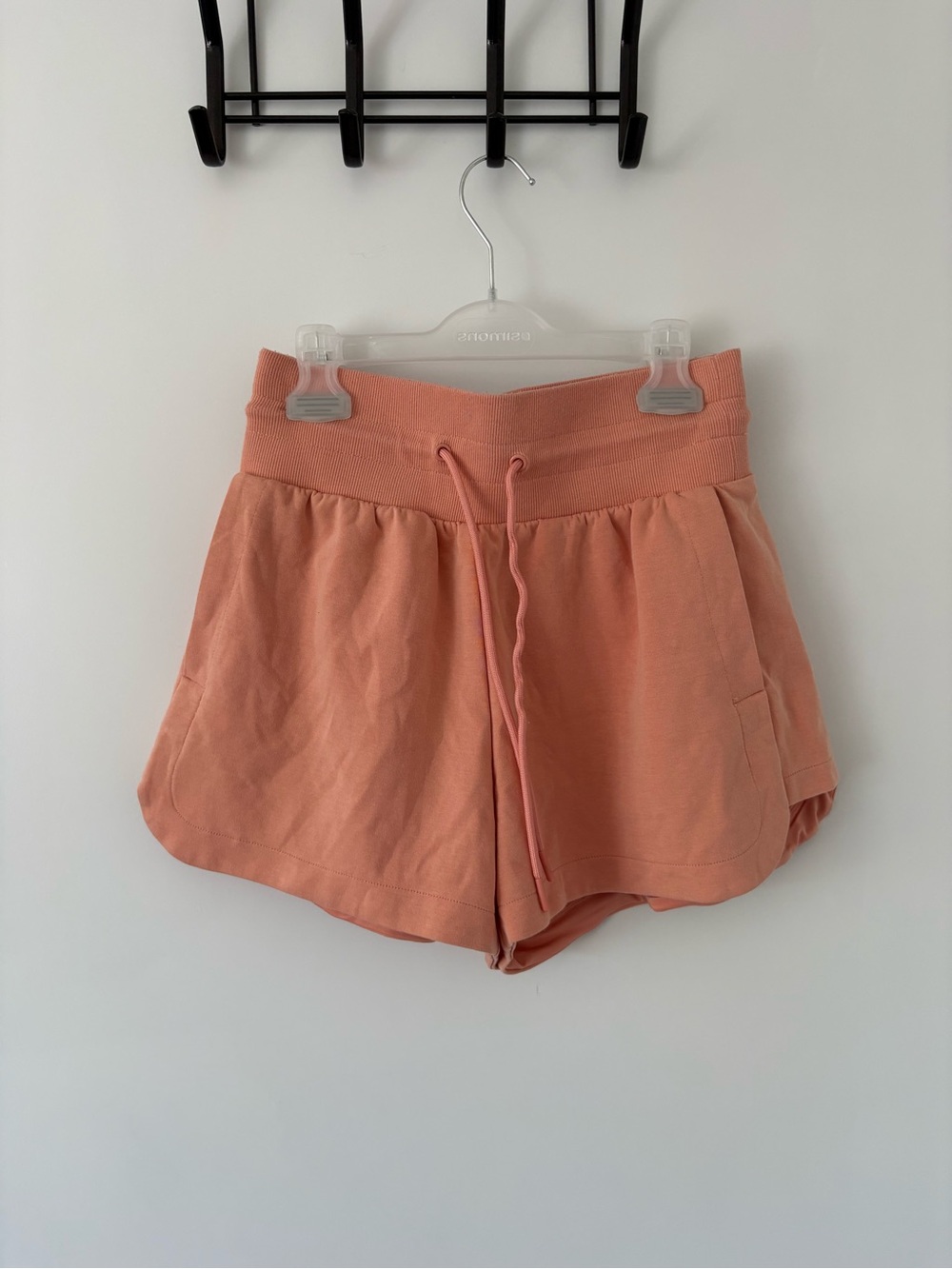 Women’s Peach Drawstring Lounge Shorts